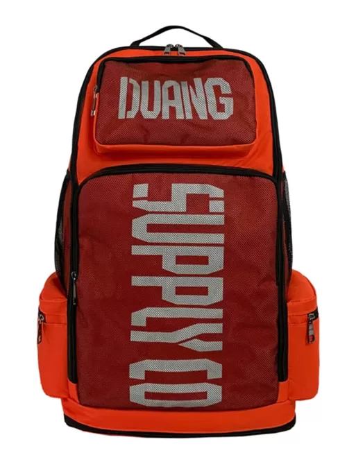 Men Letter Graphic Backpack - Red